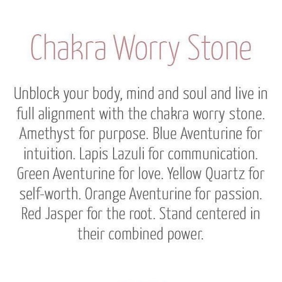 Chakra worry stone - Picture 3 of 5